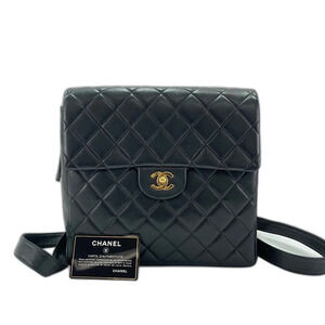 Chanel Matelassé 25 Backpack, Black